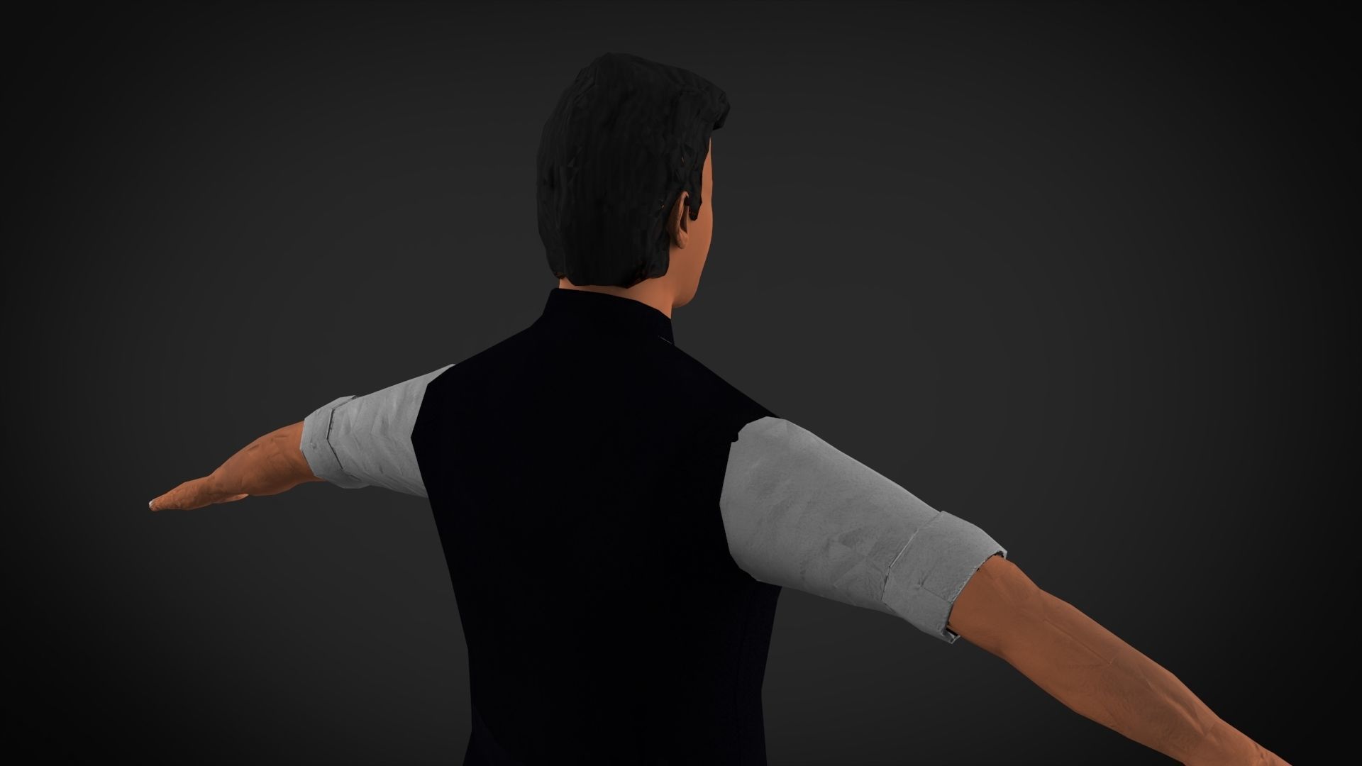 Imran Khan 3d Low-poly 3D model_2