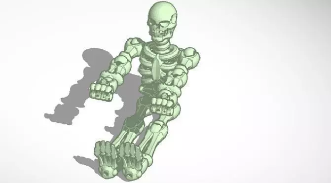 Ghost3d Model Skelton 3d Model Bhoot 3d model 3D print model