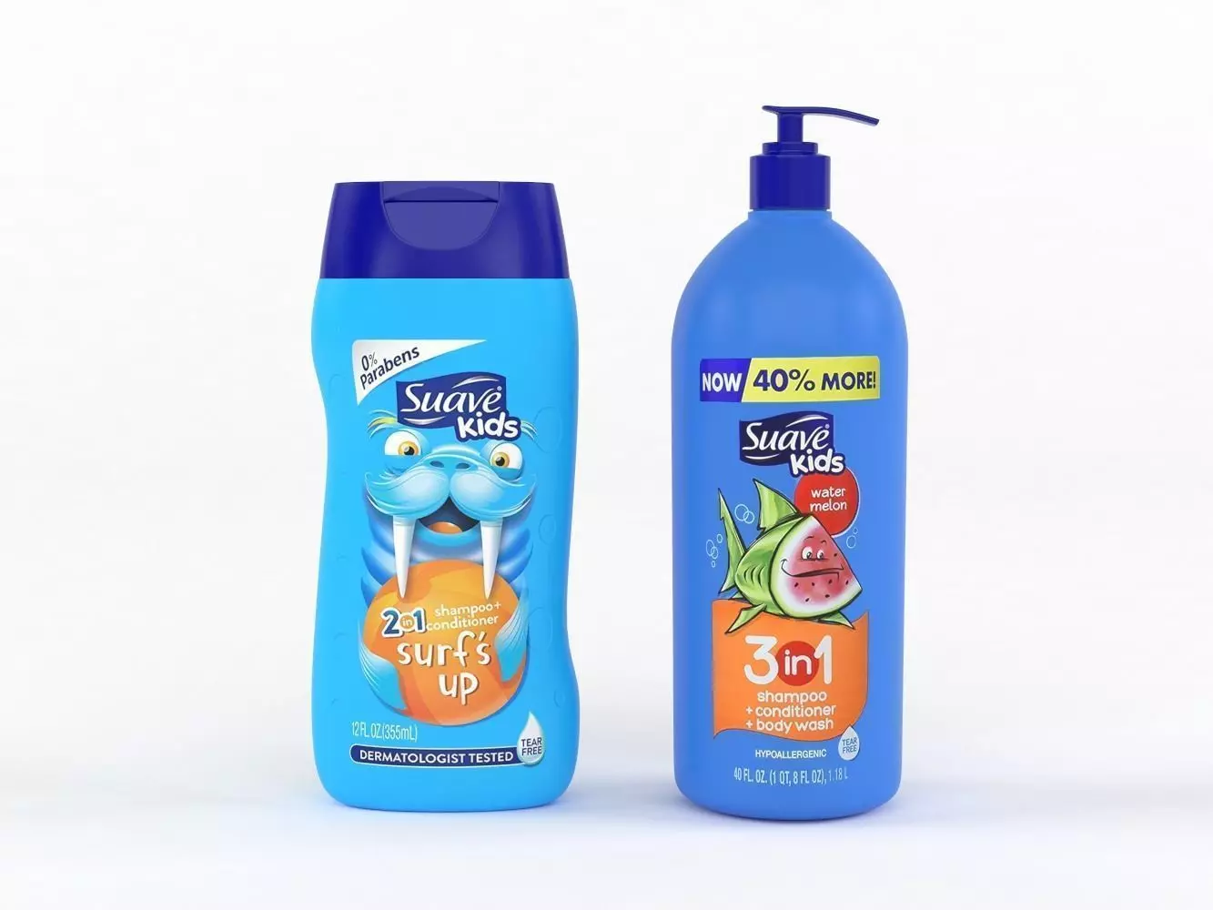 Suave Kids Shampoo and Conditioner 3D model