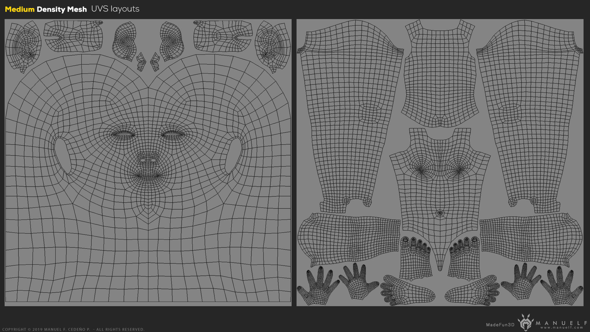 Human Character - Female and Male Basemesh Pack - Woman and Man 3D Model Collection_45