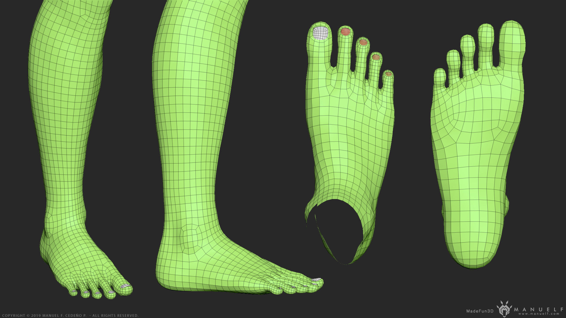 Human Character - Female and Male Basemesh Pack - Woman and Man 3D Model Collection_37