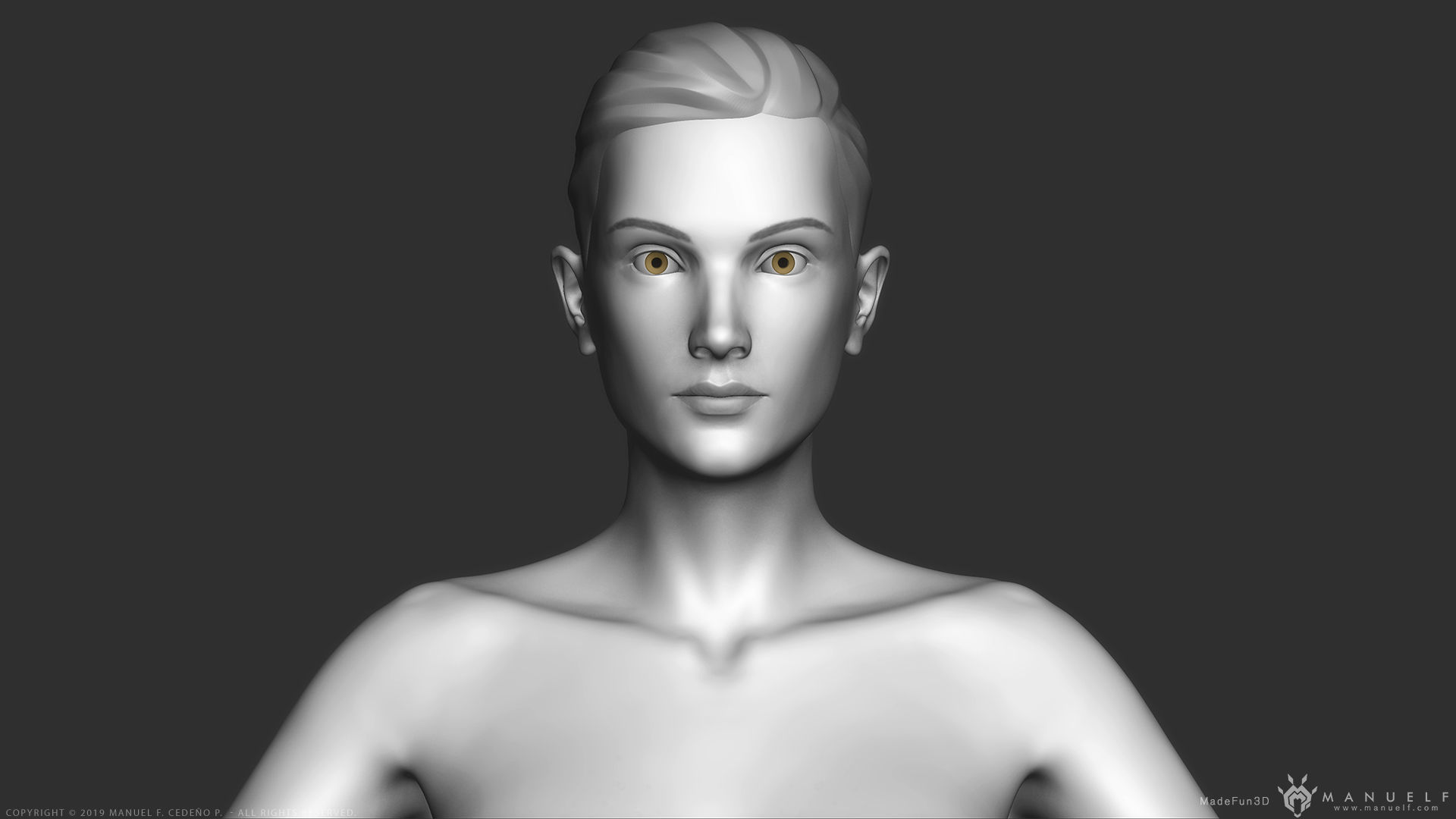 Human Character - Female and Male Basemesh Pack - Woman and Man 3D Model Collection_21