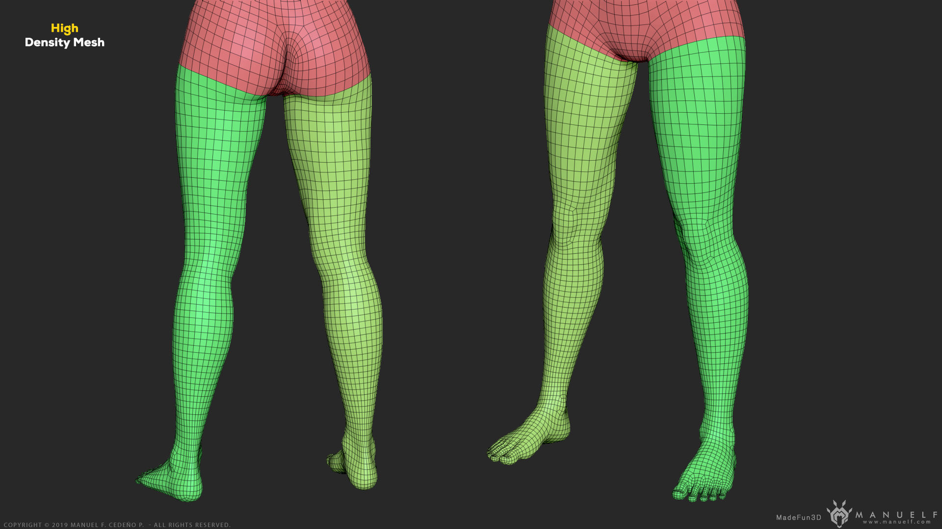 Human Character - Female and Male Basemesh Pack - Woman and Man 3D Model Collection_34