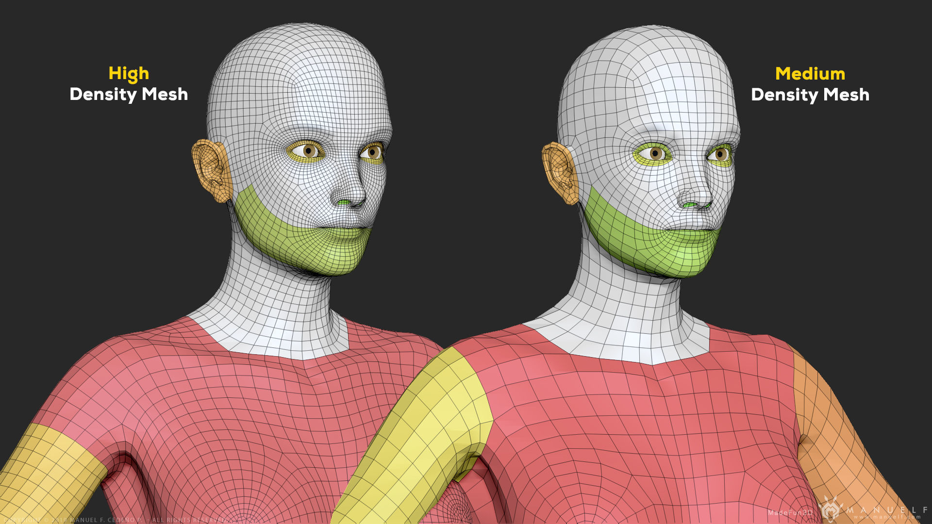 Human Character - Female and Male Basemesh Pack - Woman and Man 3D Model Collection_15