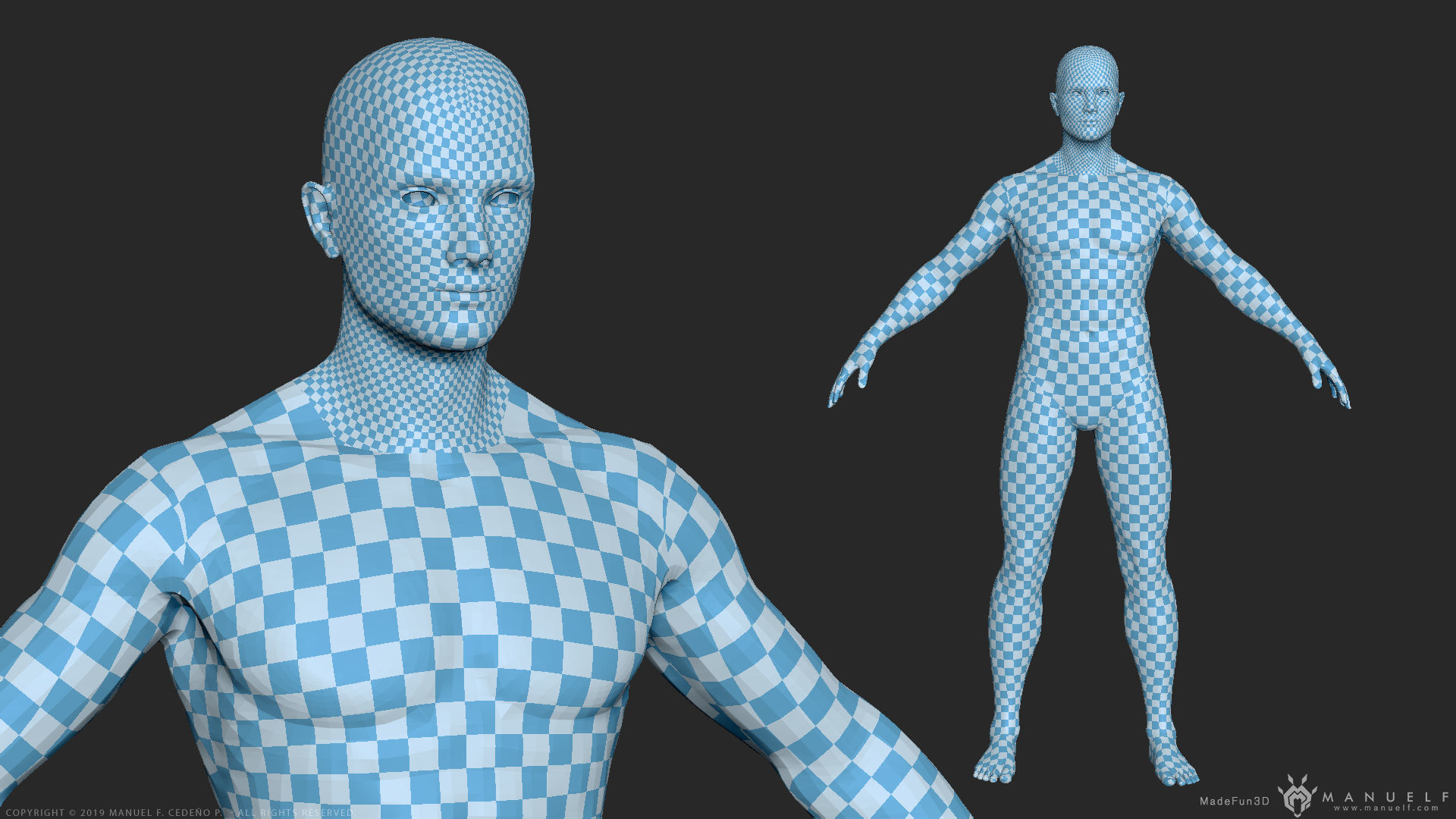 Human Character - Female and Male Basemesh Pack - Woman and Man 3D Model Collection_42