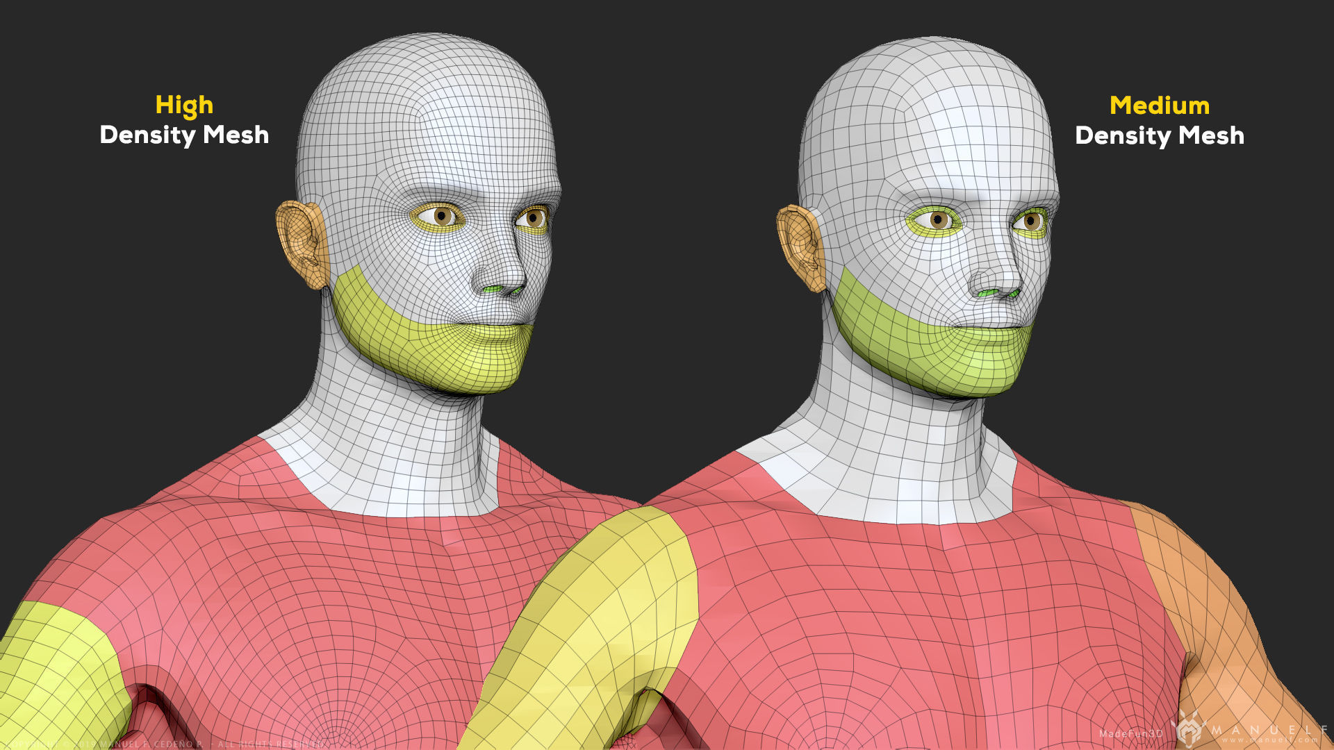 Human Character - Female and Male Basemesh Pack - Woman and Man 3D Model Collection_14