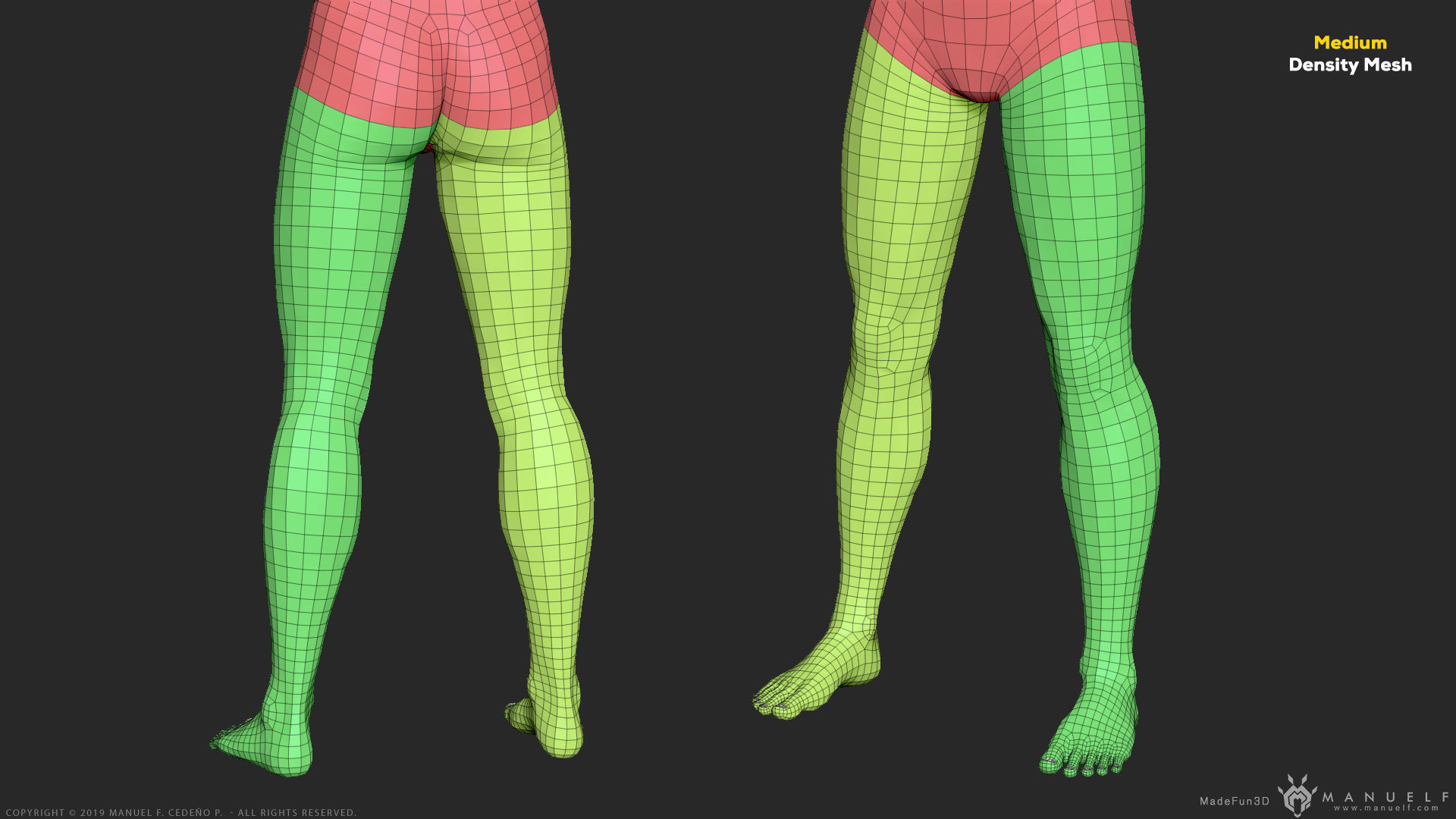 Human Character - Female and Male Basemesh Pack - Woman and Man 3D Model Collection_33