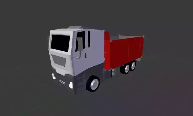 Low Polly Truck Model