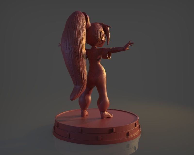 Shantae Figurine 3D print model_15