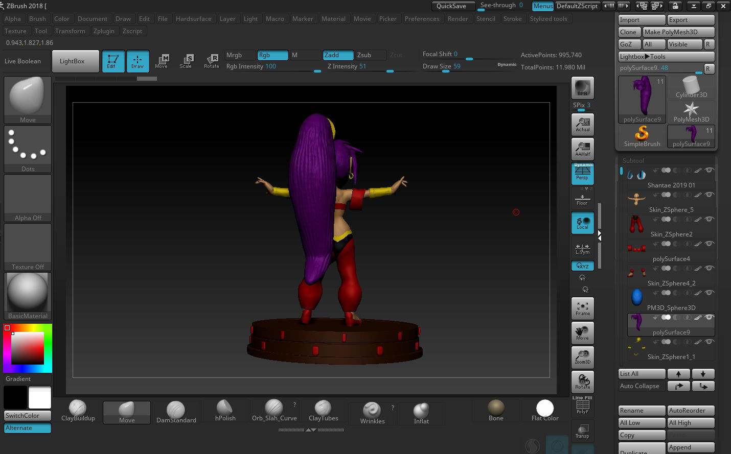Shantae Figurine 3D print model_23