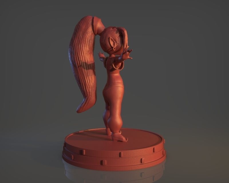 Shantae Figurine 3D print model_16