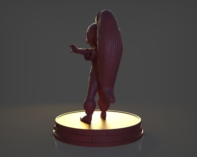 Shantae Figurine 3D print model_14