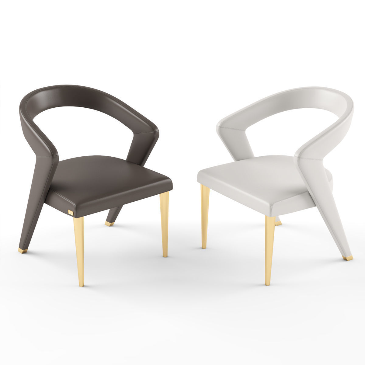 Bizzotto WAVE Chair Free 3D model_3