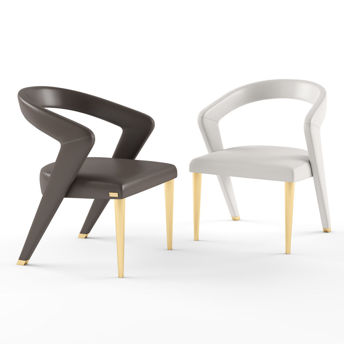 Bizzotto WAVE Chair Free 3D model_2