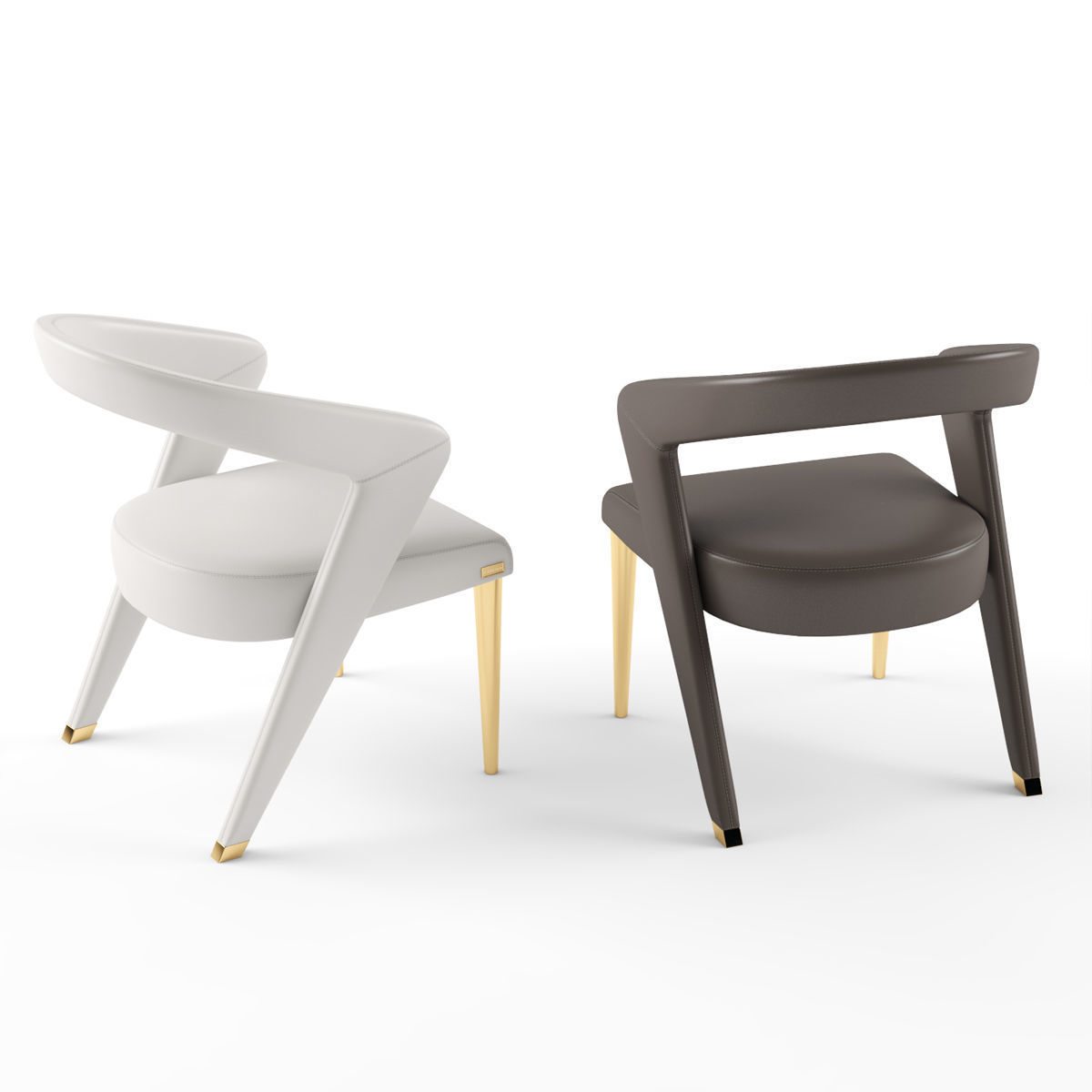 Bizzotto WAVE Chair Free 3D model_4