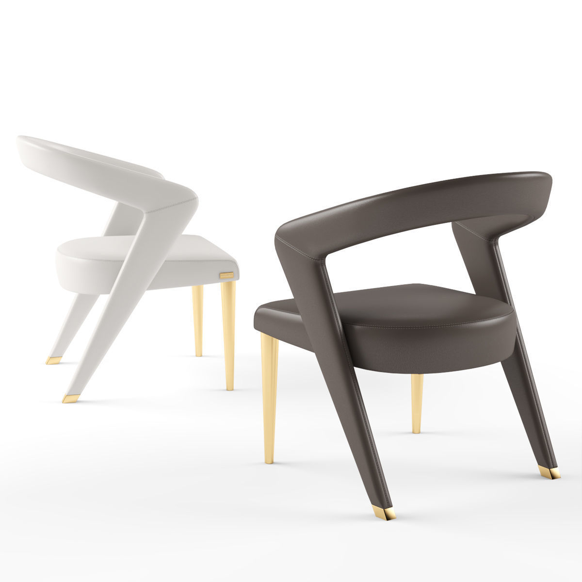 Bizzotto WAVE Chair Free 3D model_1