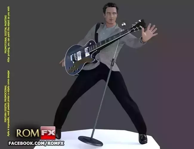 ELVIS the King Figure Printable 3D print model