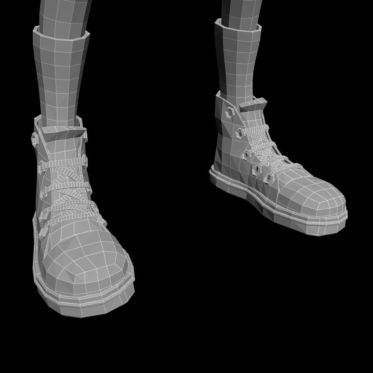 toon boy basketball character created for animation Low-poly 3D model_6