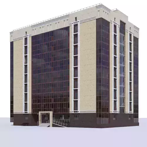 Residential building 3D model