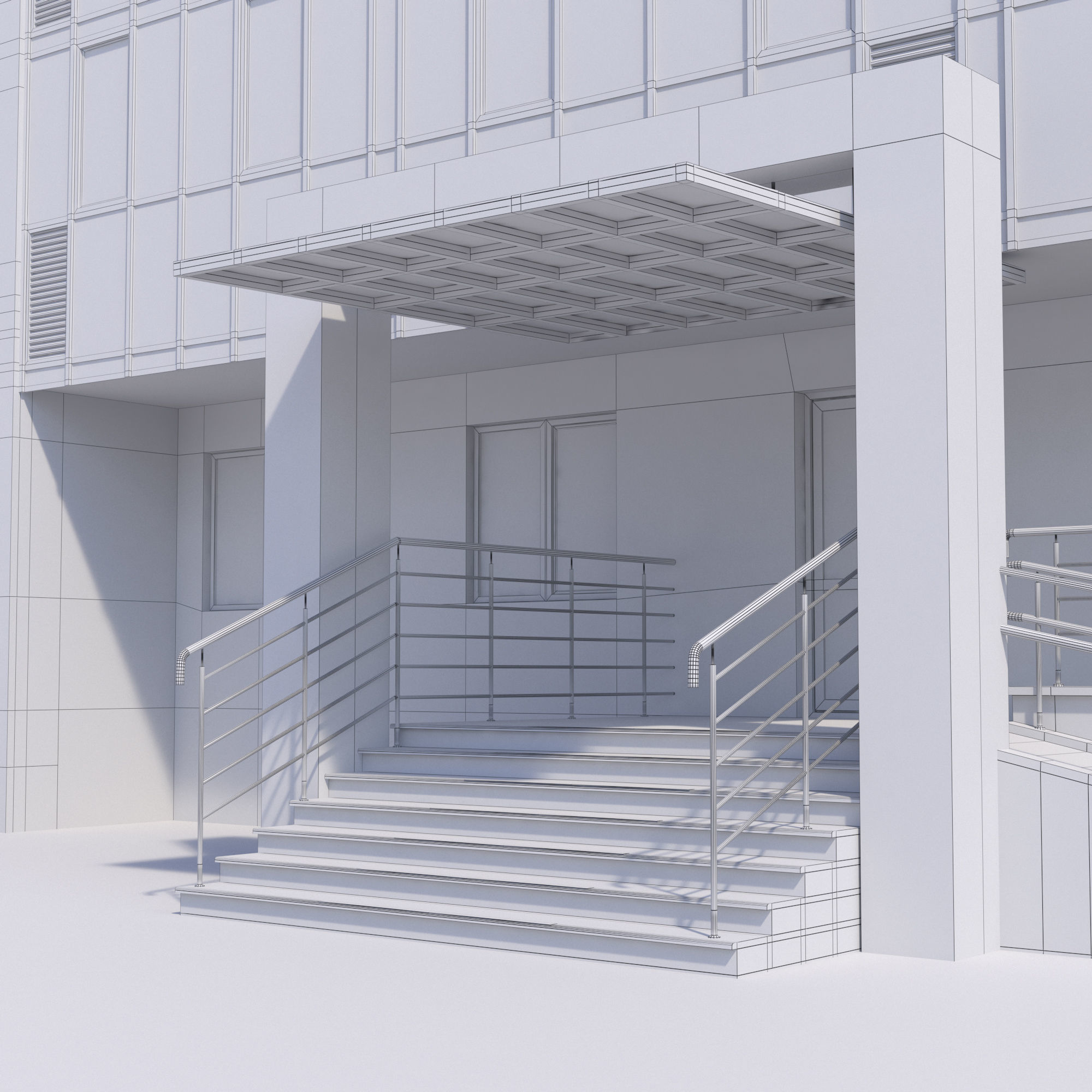 Residential building 3D model_9