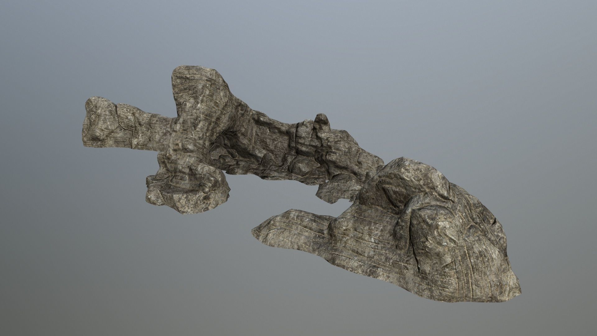 rocks rock Low-poly 3D model_8
