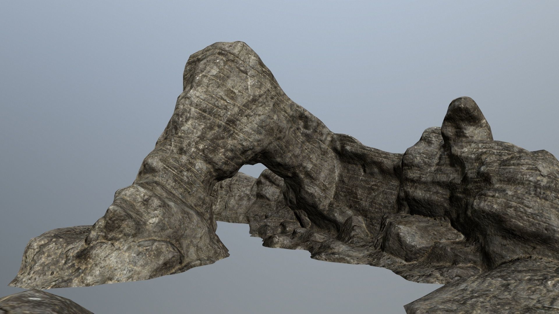 rocks rock Low-poly 3D model_13