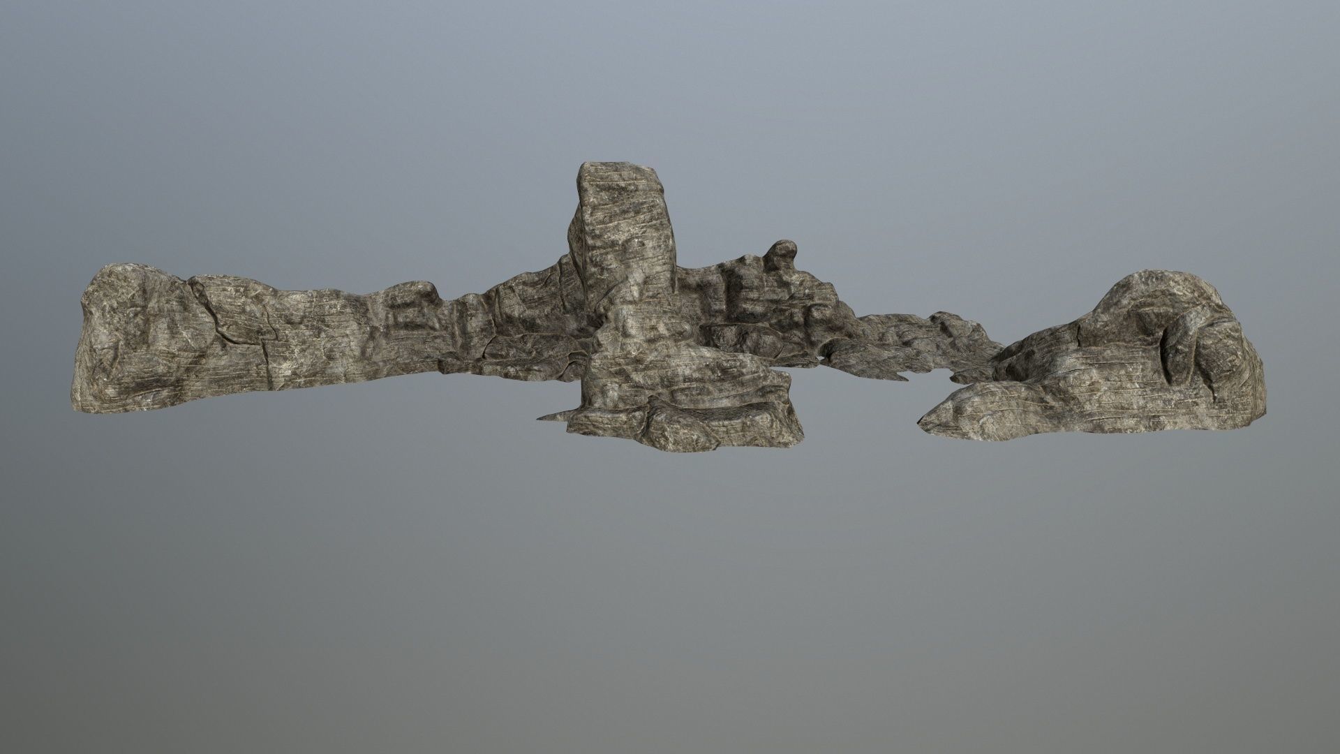 rocks rock Low-poly 3D model_9