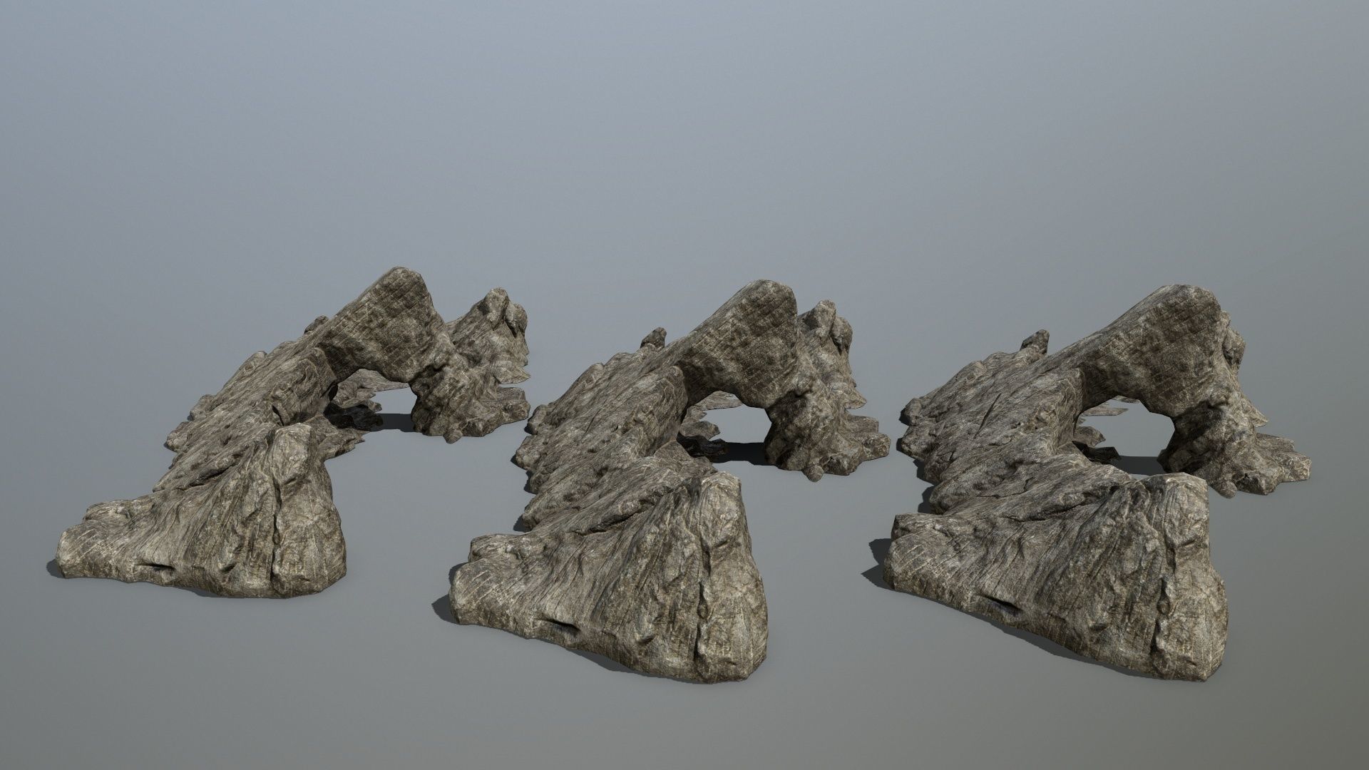 rocks rock Low-poly 3D model_15