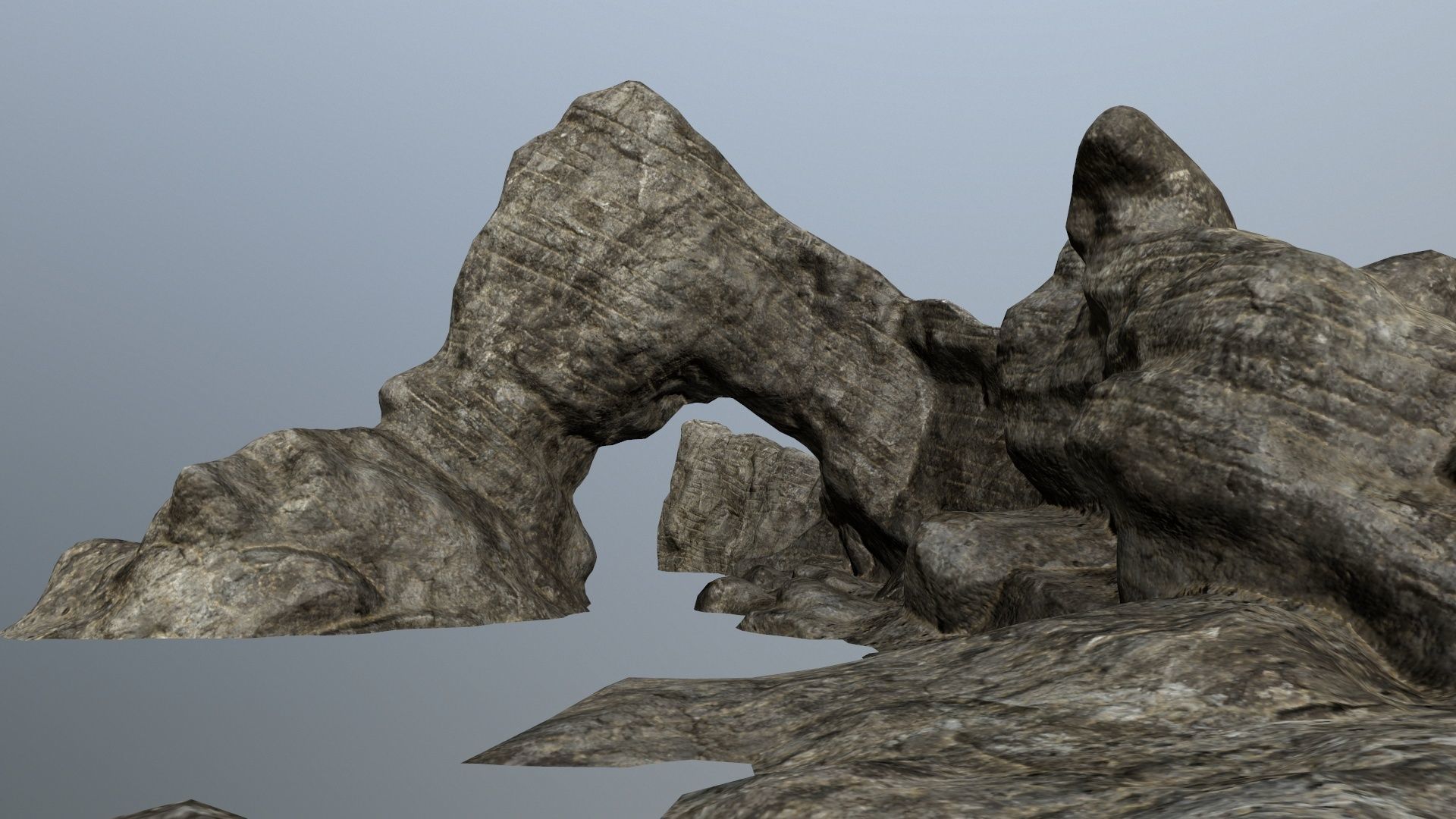 rocks rock Low-poly 3D model_14