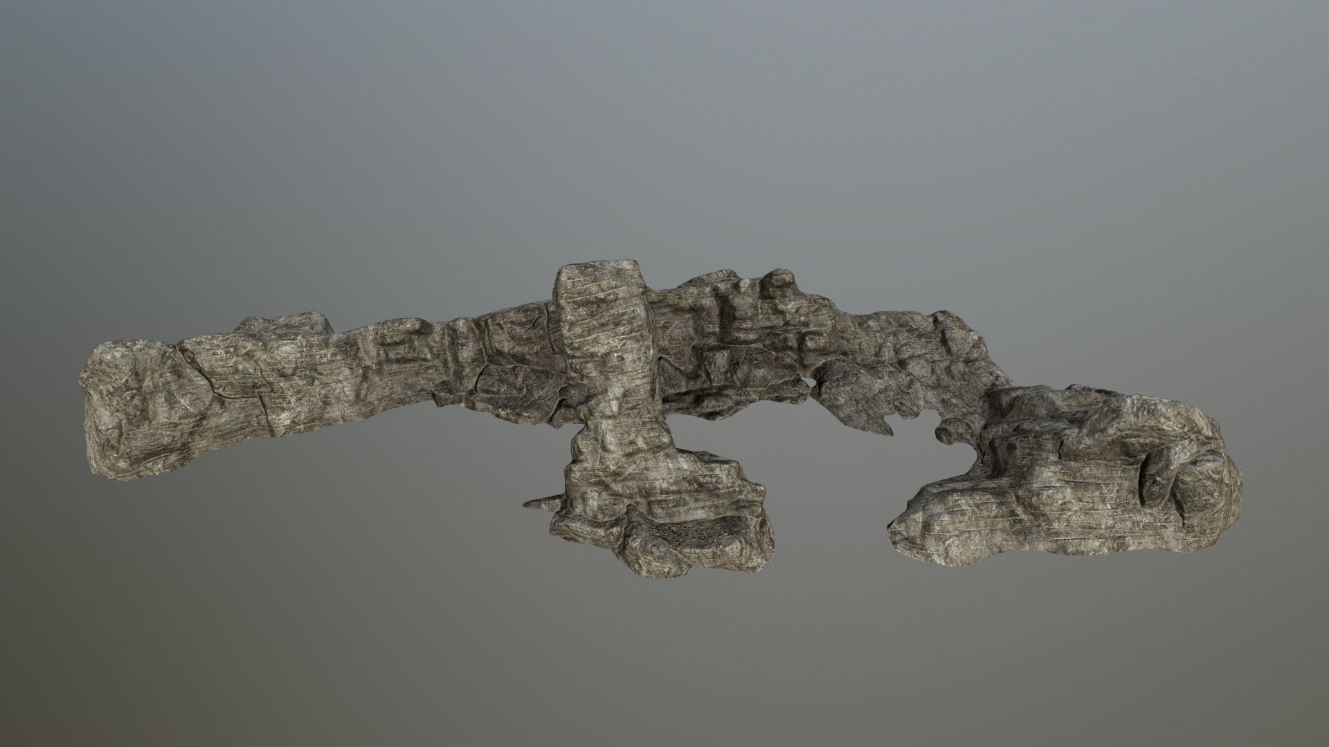 rocks rock Low-poly 3D model_10