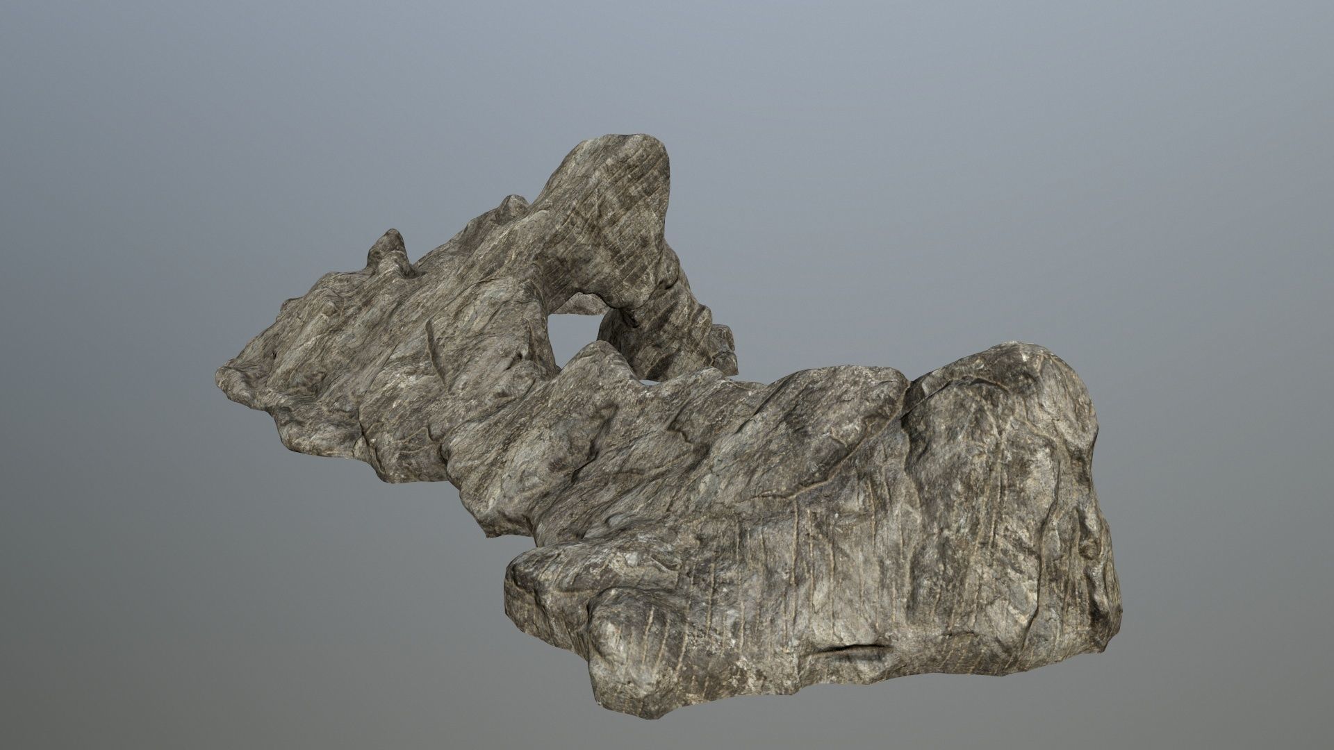 rocks rock Low-poly 3D model_3