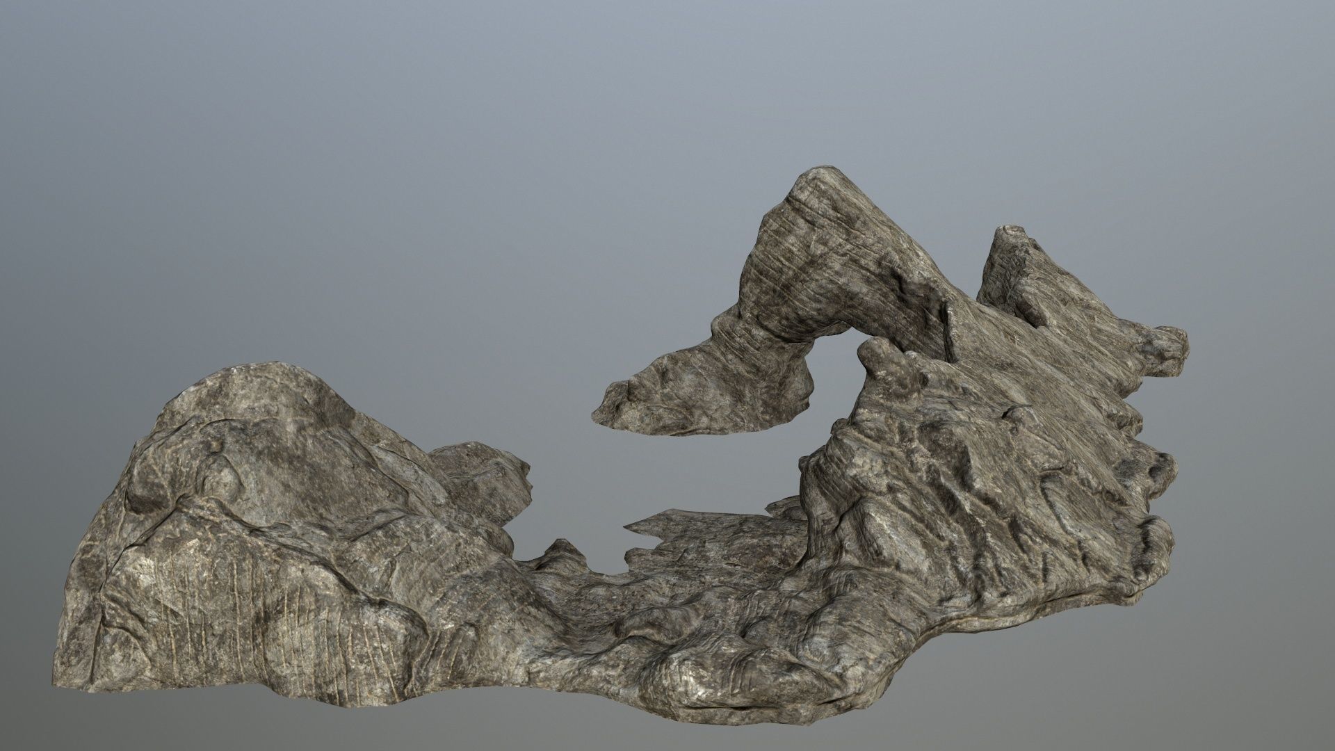 rocks rock Low-poly 3D model_5