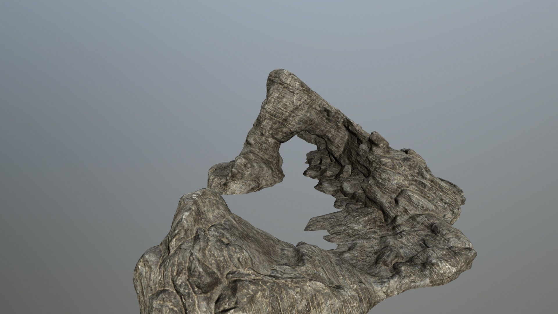 rocks rock Low-poly 3D model_6