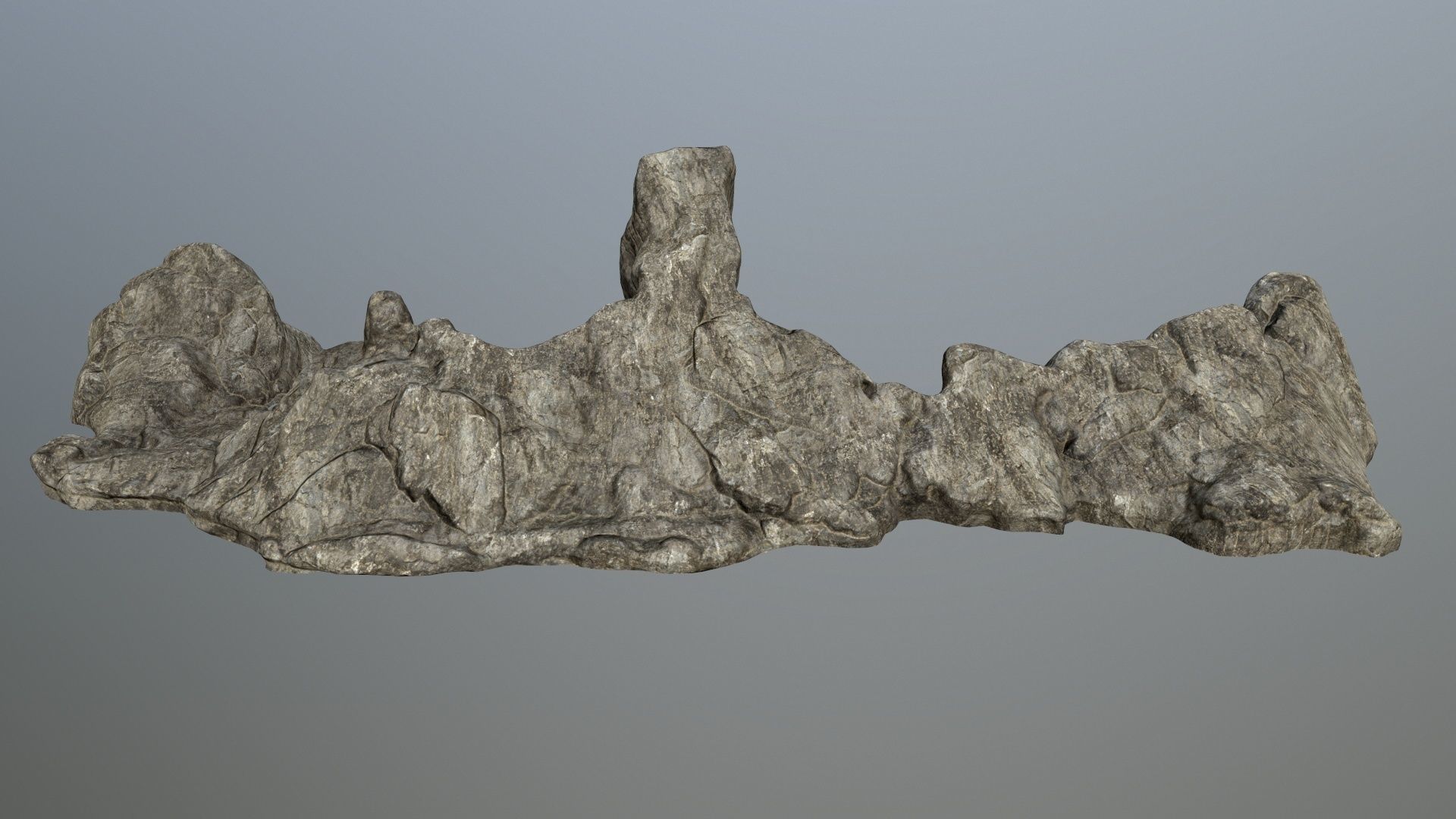 rocks rock Low-poly 3D model_4