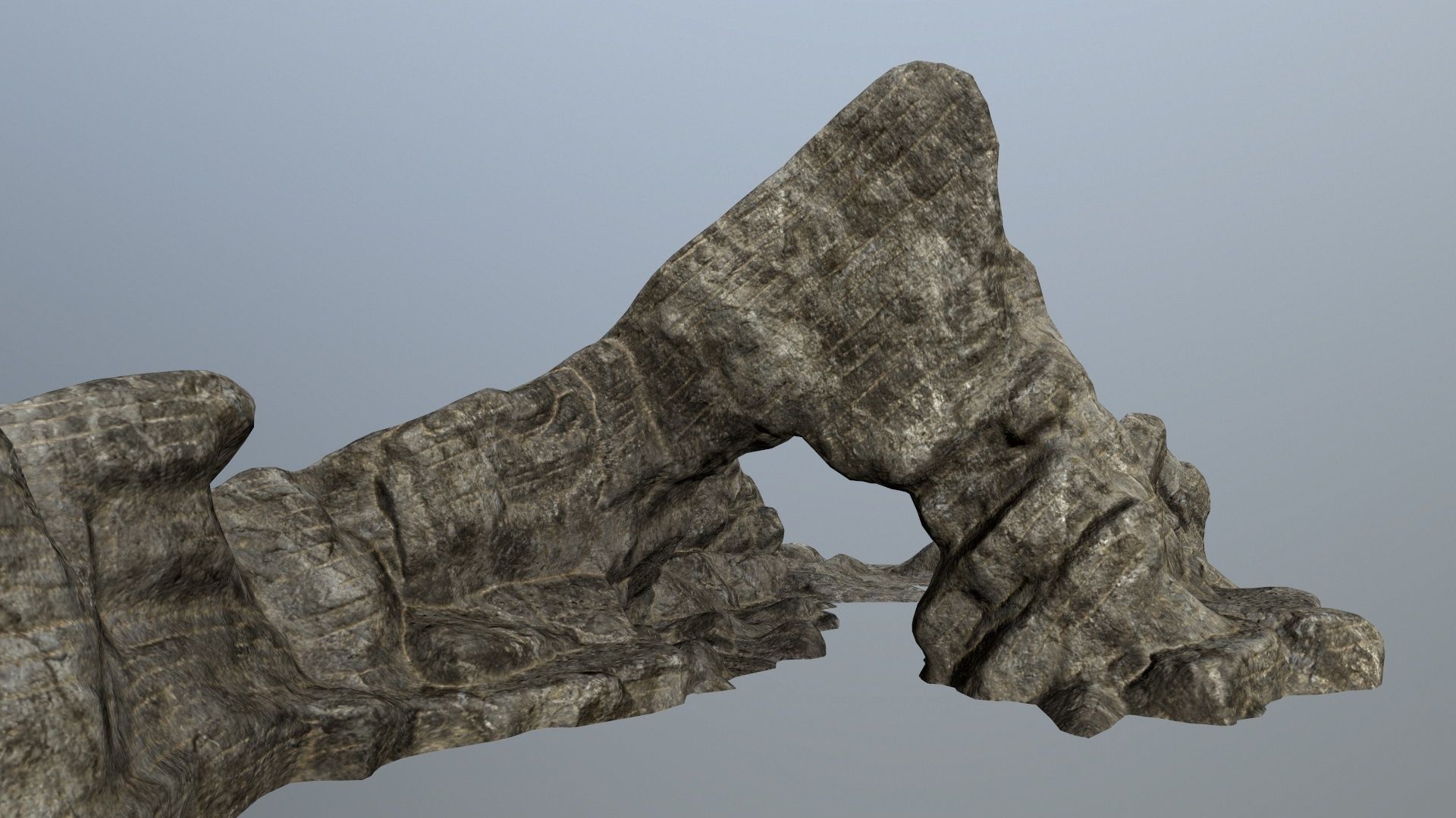 rocks rock Low-poly 3D model_12