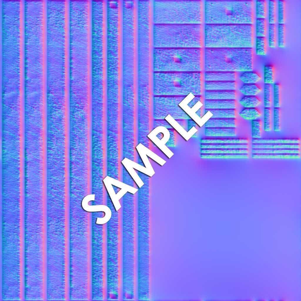 Balcony Fire Escape Ladder Low-poly 3D model_20