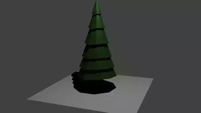 LowPolyTree christmas tree