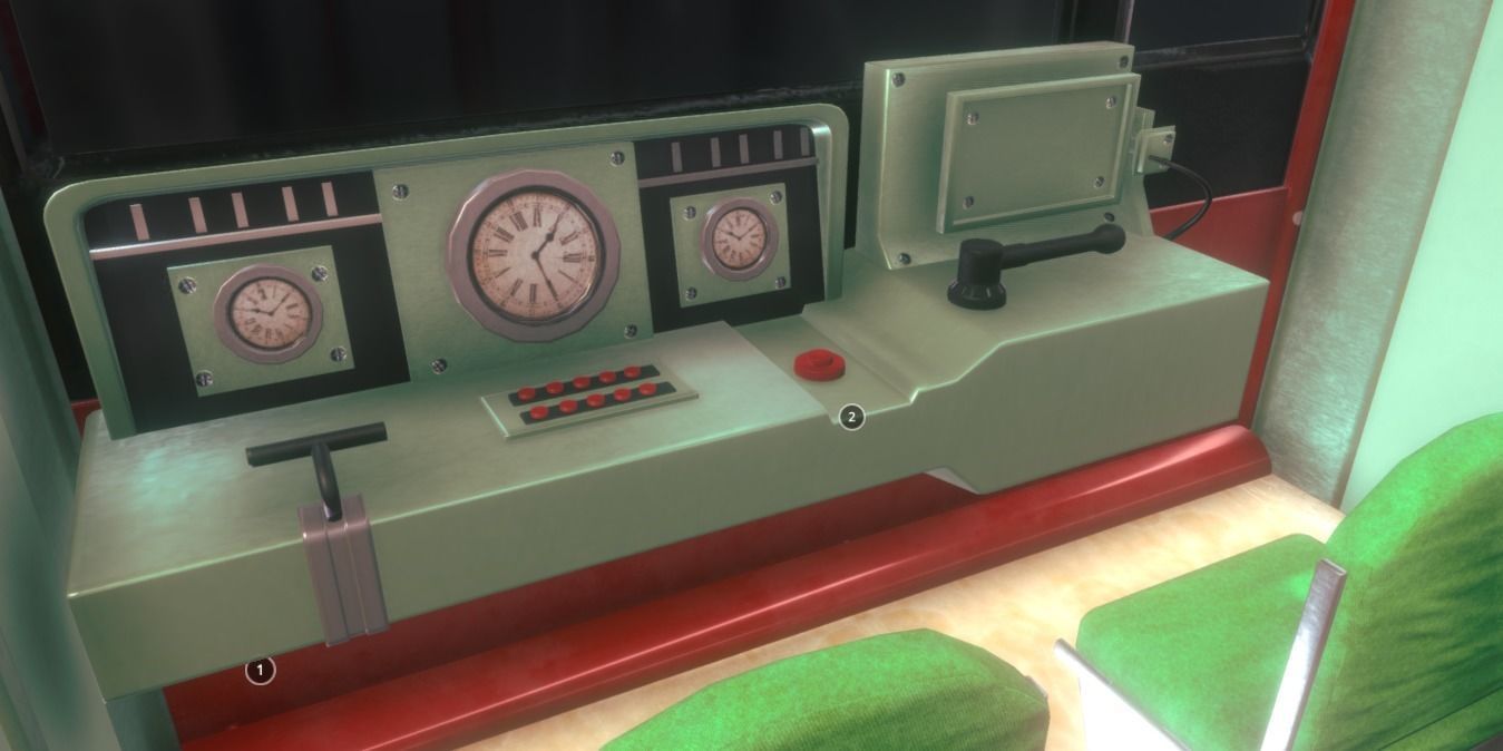 Train computerline indonesia Low-poly 3D model_4