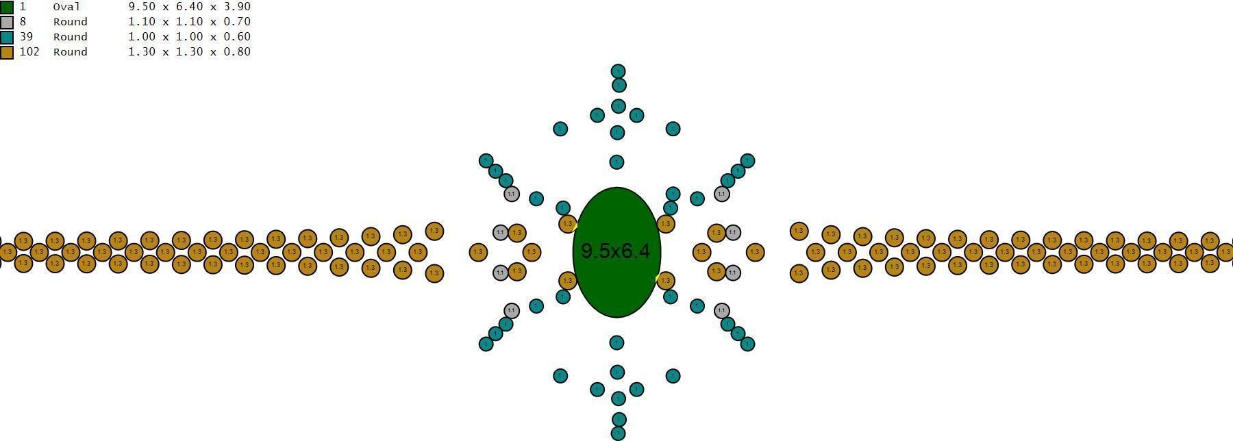 Eagle 6 prong oval three side diamond ring 3D print model_4