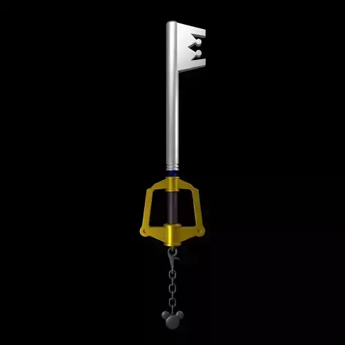 Kingdom Keyblade Low Poly 3D Model