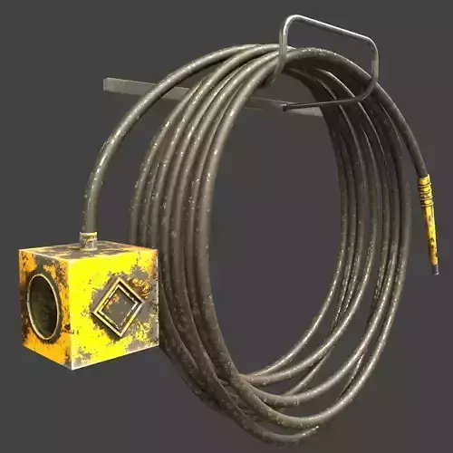 sci fi firefighter 3D model