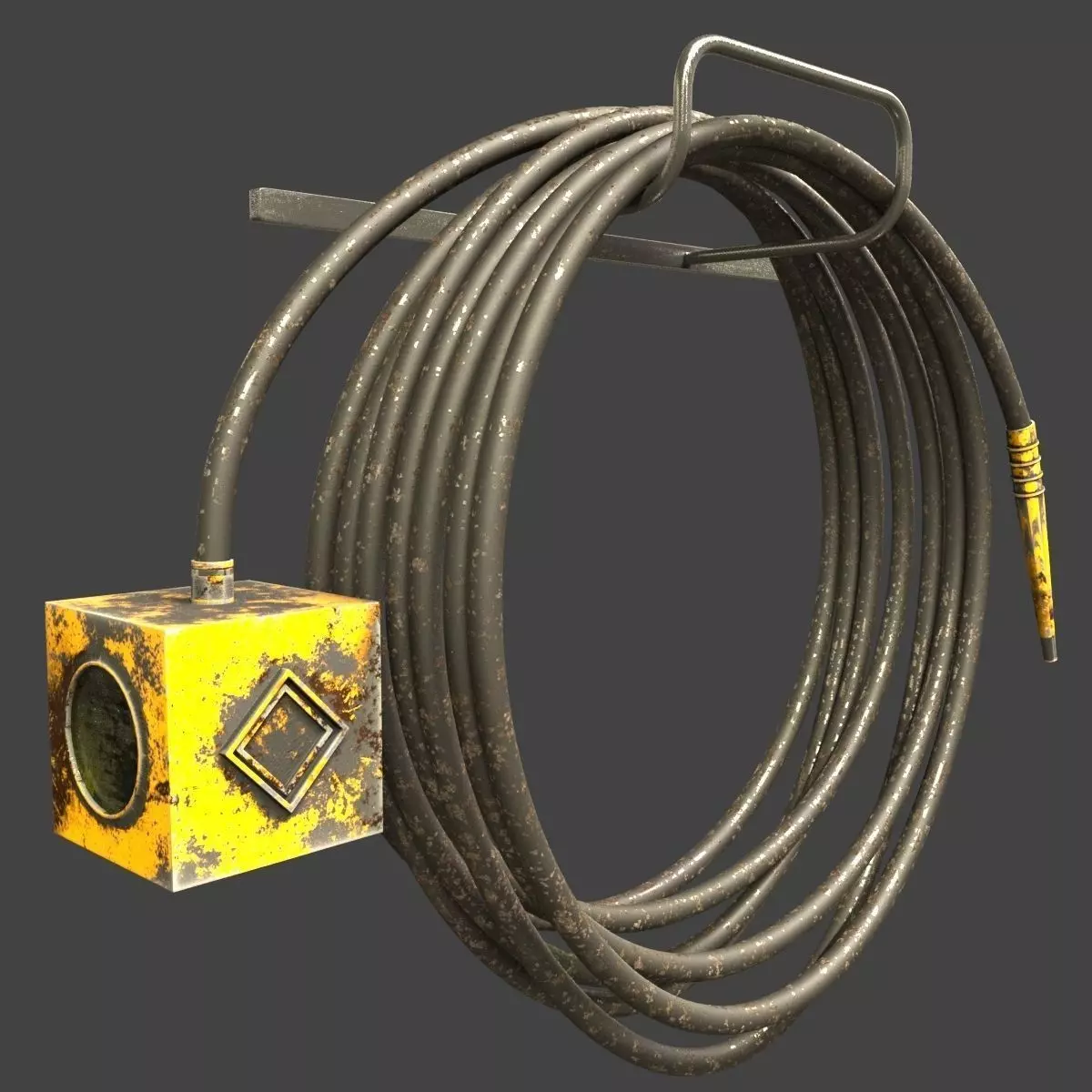 sci fi firefighter 3D model_0