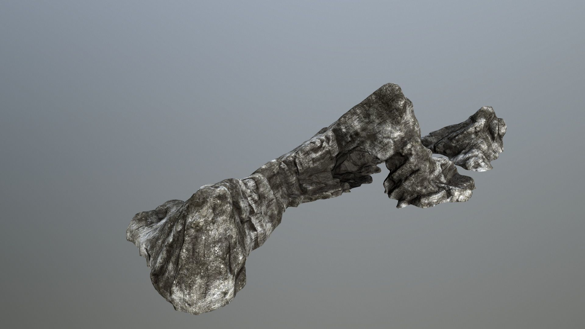 rocks rock Low-poly 3D model_1