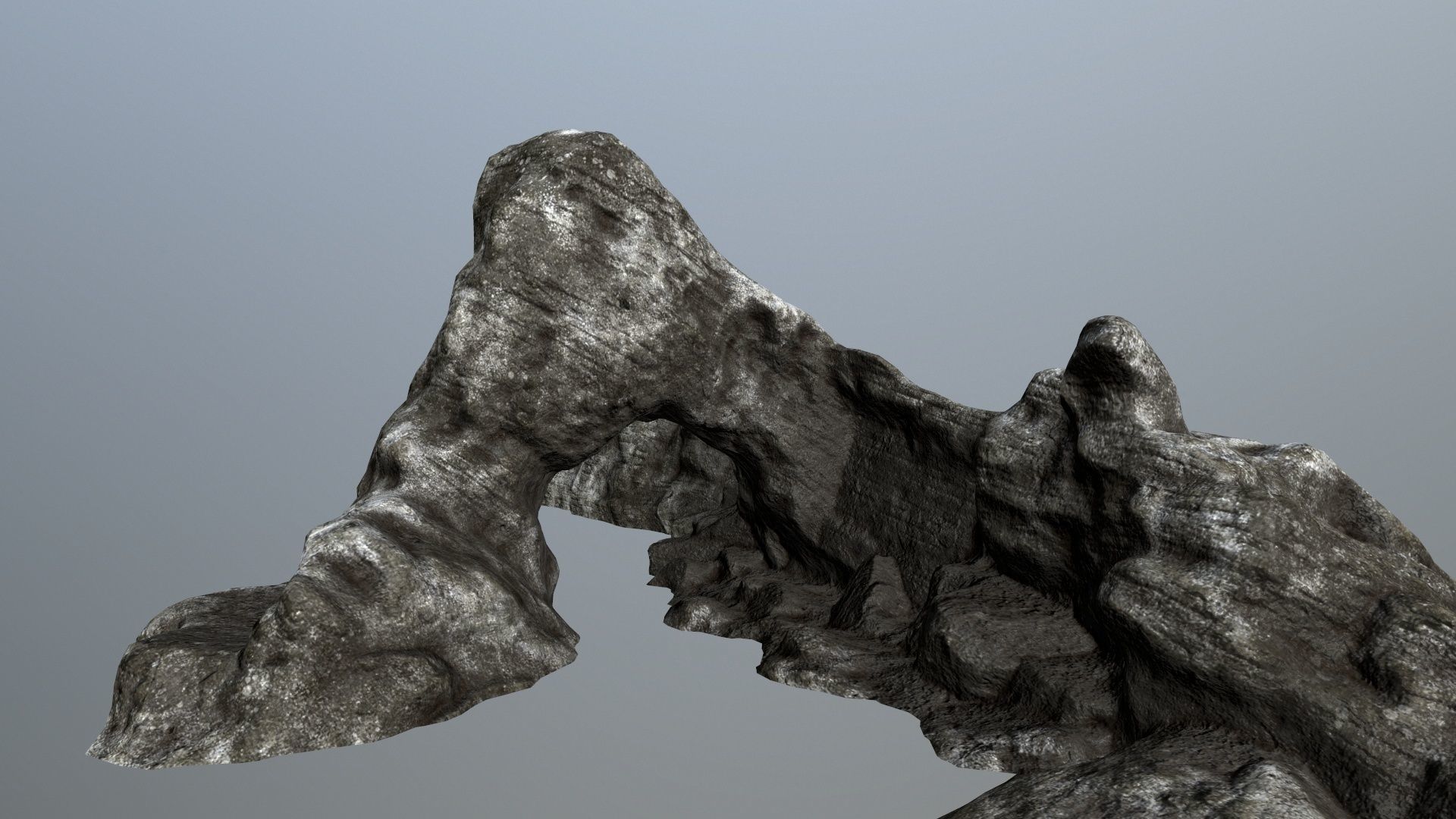 rocks rock Low-poly 3D model_13