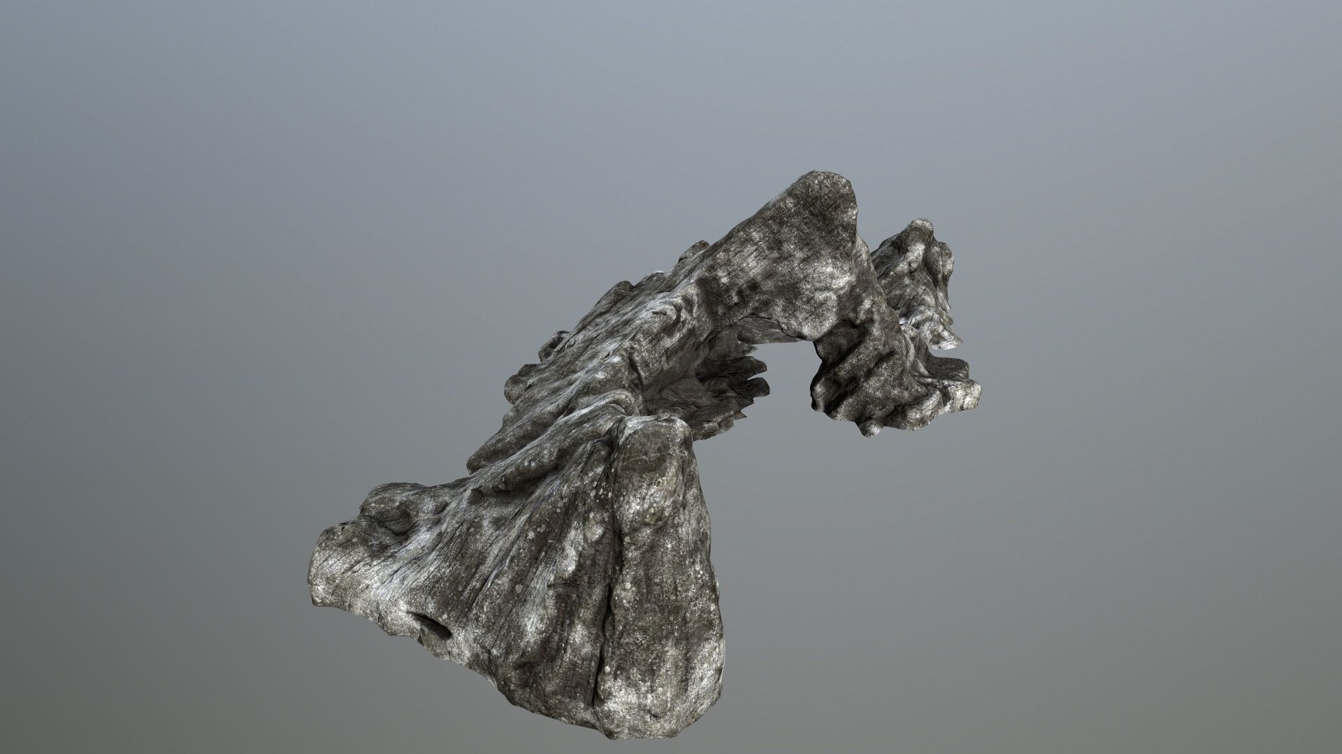 rocks rock Low-poly 3D model_2