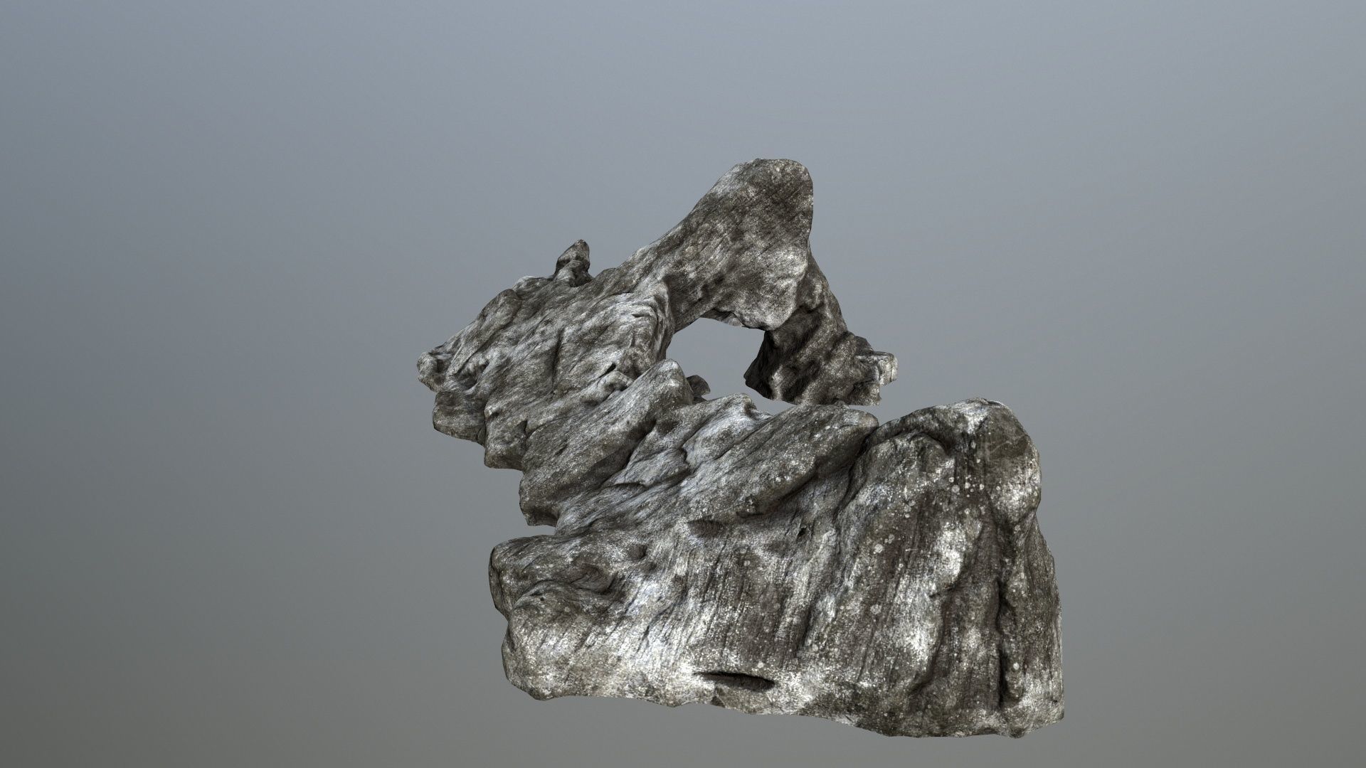 rocks rock Low-poly 3D model_3