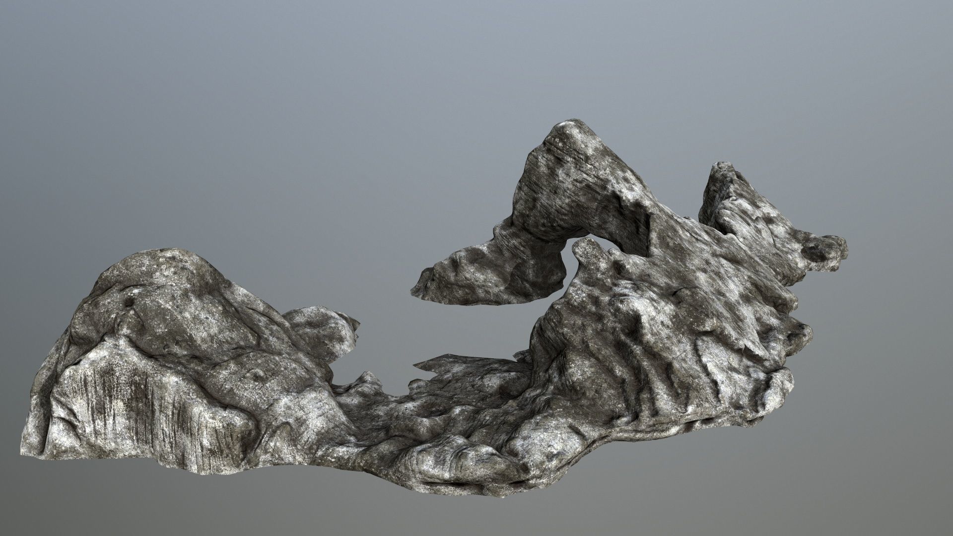 rocks rock Low-poly 3D model_6