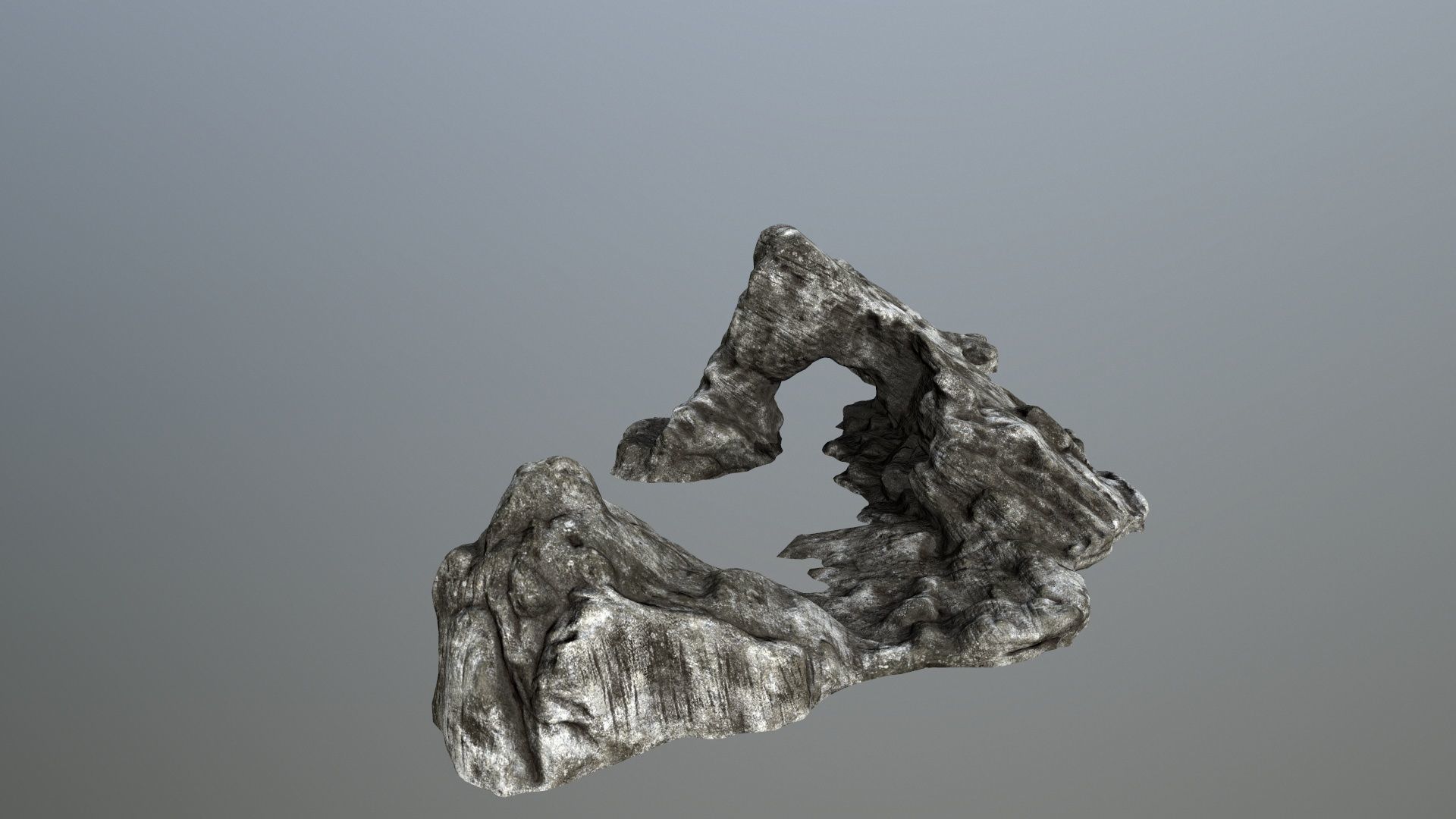 rocks rock Low-poly 3D model_7