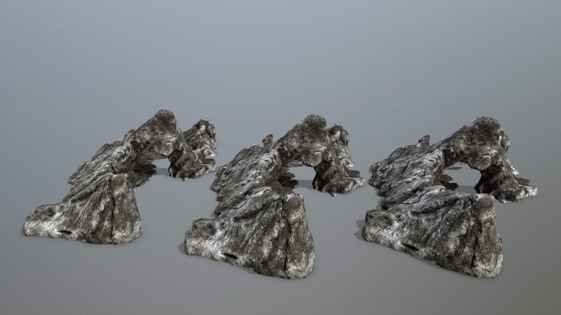 rocks rock Low-poly 3D model_15