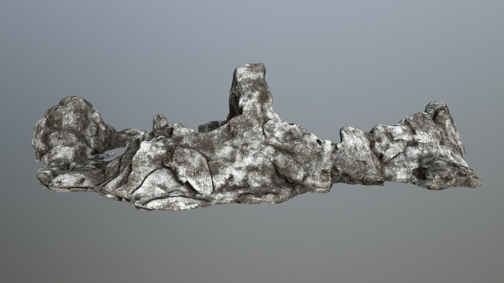 rocks rock Low-poly 3D model_5